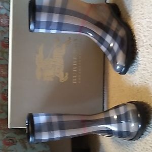 BURBERRY MIDCALF RAIN BOOTS